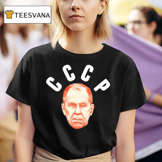 Sergey Viktorovich Lavrov Ussr Cccp Face Head Shirt