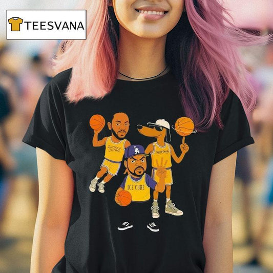 Snoop Dogg Kendrick Lamar And Ice Cube Big 3 Team Shirt