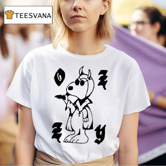 Snoopy X Chinacat Ozzy Osbourne Bat Shirt