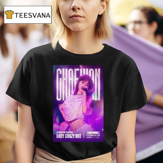 Sserafim Easy Crazy Hot Le Sserafim Tour 2025 Shirt
