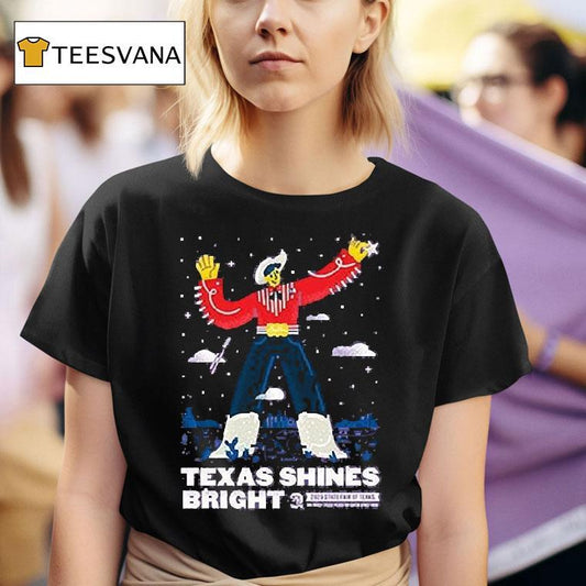 State Fair Of Texas 2025 Commemorative Art Texas Shines Bright Shirt