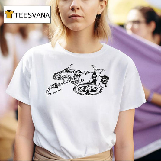 Supporting Radical Habits Snake Spade Shirt
