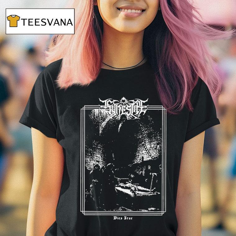 Synestia Dies Irae Dark Dungeon Scene Black Metal Gothic Shirt