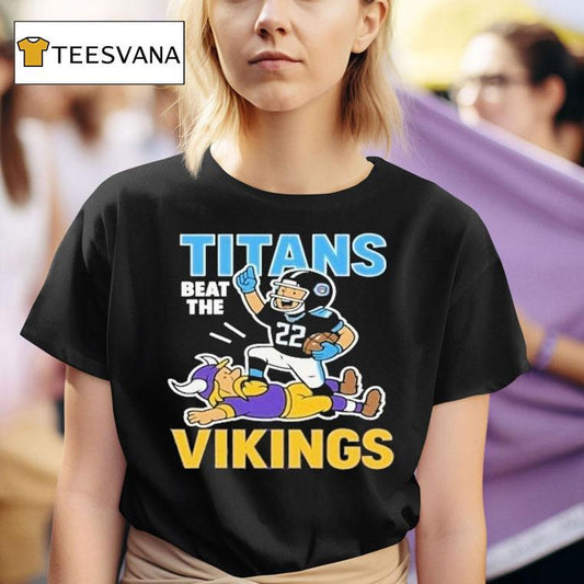 Tennessee Titans Beat The Minnesota Vikings Mascot Shirt