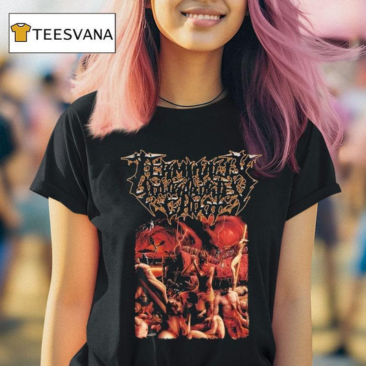 Terminally Your Aborted Ghost Slowly Peeling The Flesh From The Inside Of A Folded Hand Shirt