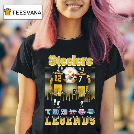 Terry Bradshaw X Ben Roethlisberger Slers Legends Signatures Shirt