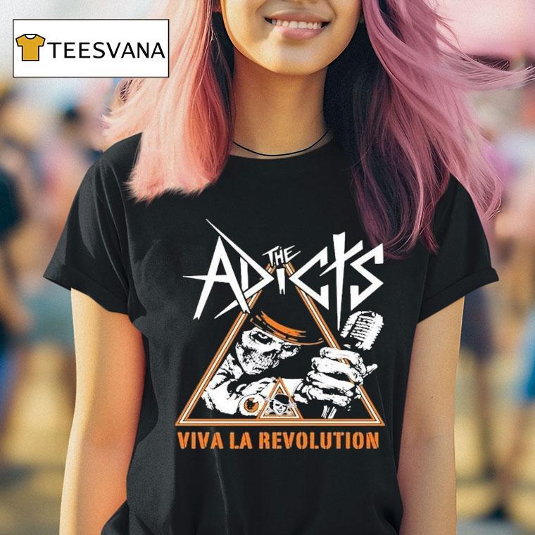 The Adicts Viva La Revolution Skull Shirt