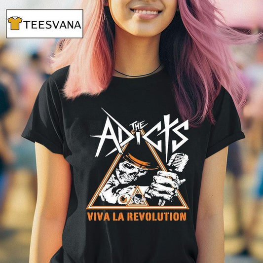 The Adicts Viva La Revolution Skull Shirt
