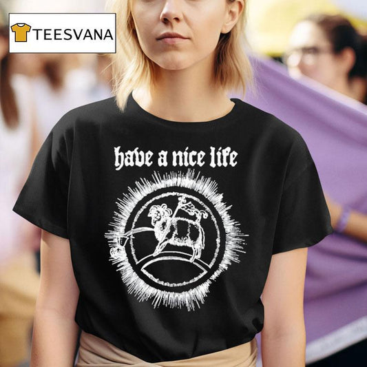 The Flenser Have A Nice Life Goat Shirt