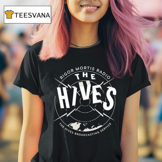 The Hives Rigor Mortis Radio Broadcasting Service Tower Shirt