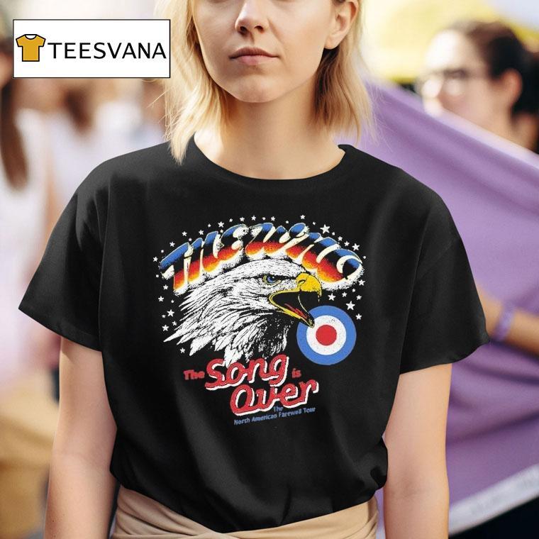The Who The Song Is Over North America 2025 Farewell Tour Eagle Shirt