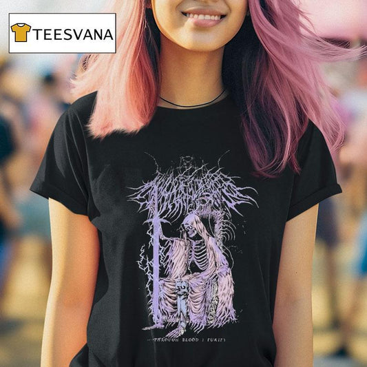 Thy Art Is Murder Through Blood I Fruity Skeleton King Shirt