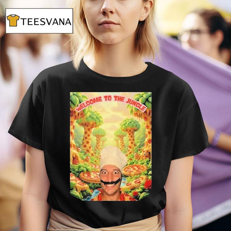 Tony Pepperoni Welcome To The Jungle Pizza Shirts