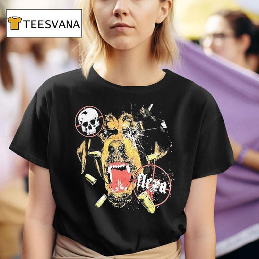 Top Flexana Angry Dog Shirt