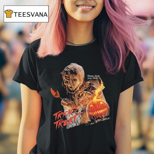 Trick &#8216;r Treat Always Check Your Candy Sam Is Watching Shirt