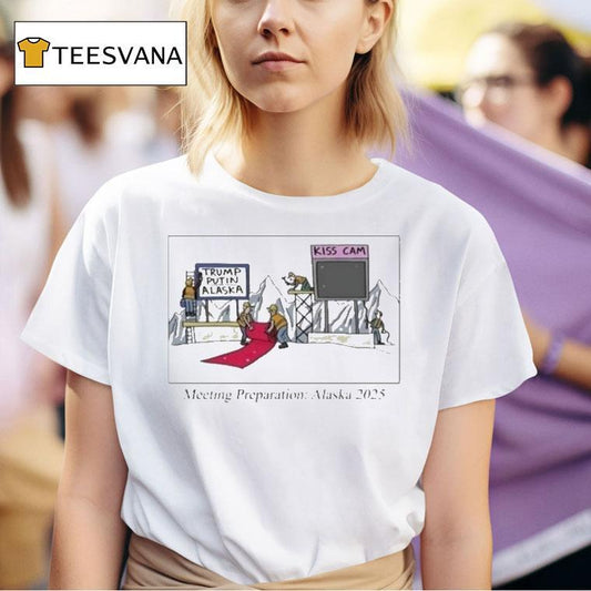 Trump Putin Meeting Preparation Alaska 2025 Concert Kiss Cam Shirt