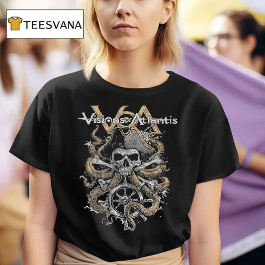 Visions Of Atlantis Plunder Skull Shirt