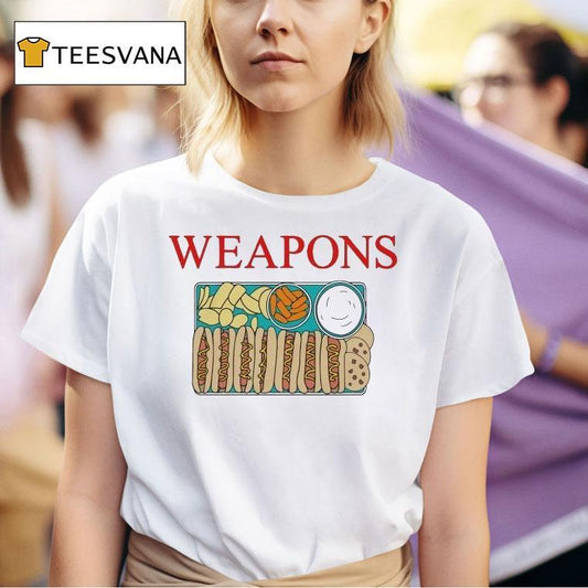 Weapons Hot Dog Shirt