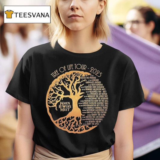 When Rivers Meet Dudes Tree Of Life Tour 2025 Shirt