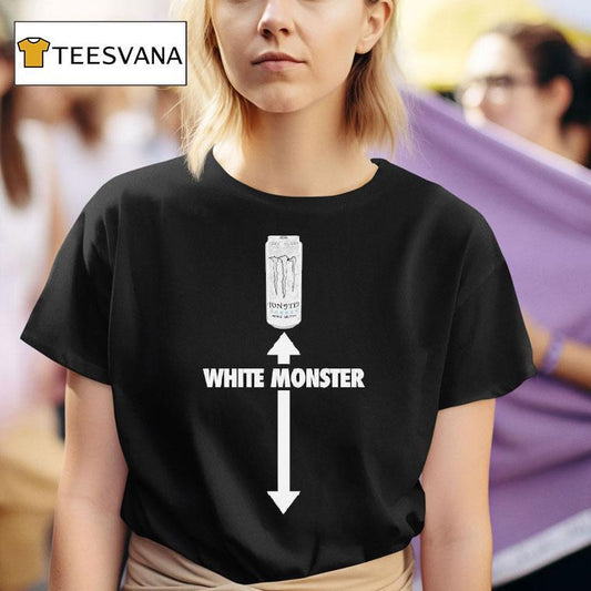 White Monster Energy Zero Ultra Shirt