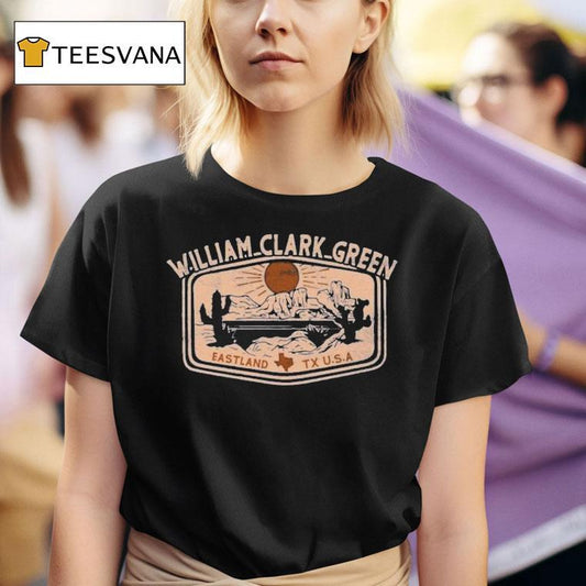 William Clark Green Eastland Tx Usa Shirt