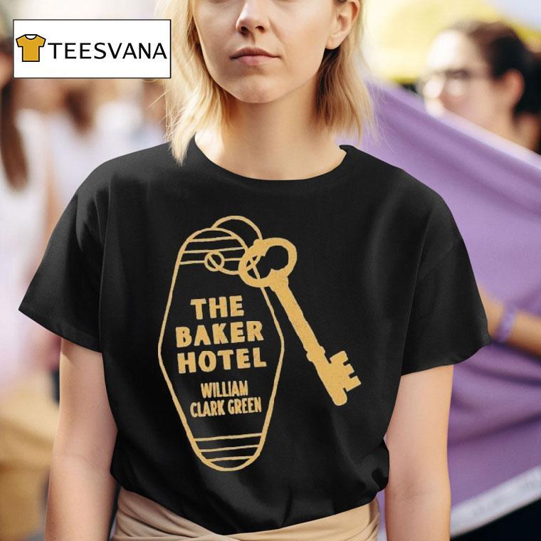 William Clark Green The Baker Hotel Skeleton Key Tour Shirt