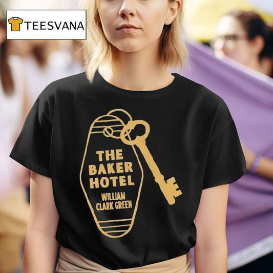 William Clark Green The Baker Hotel Skeleton Key Tour Shirt
