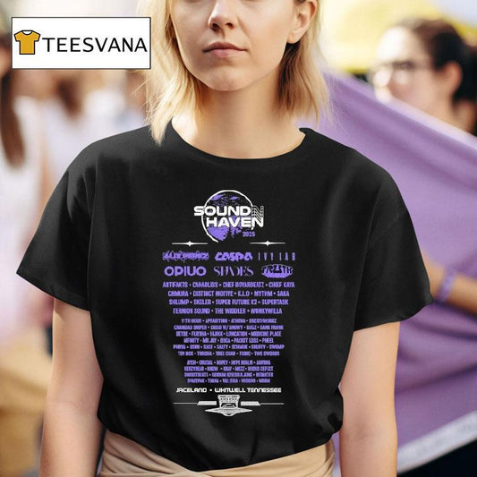 Wobble Factory Sound Haven 2025 Lineup Shirt