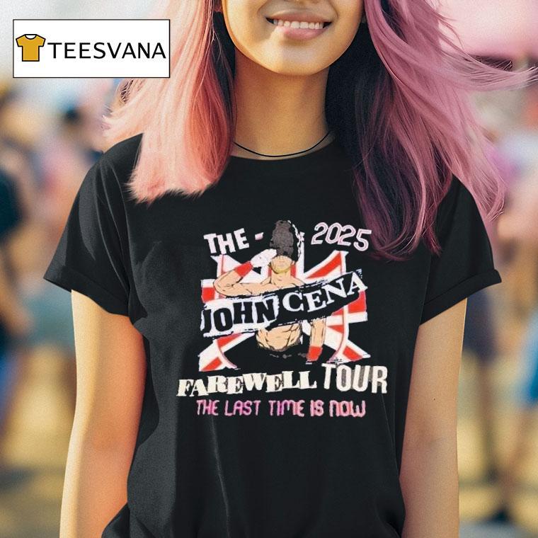 Wwe John Cena The 2025 Farewell Tour The Last Time Is Now London Shirt