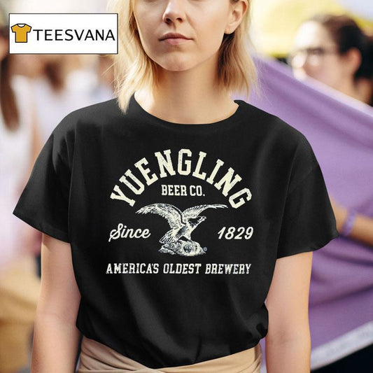 Yuengling Beer Co. America's Oldest Brewery Since 1829 Eagle Shirt