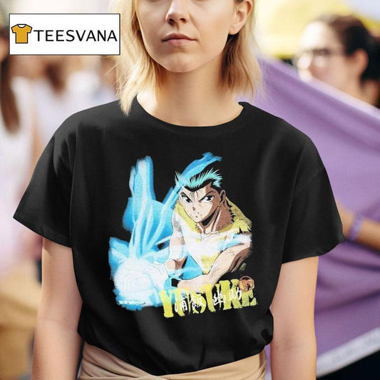 Yusuke Spirit Wave Mega Yuyu Hakusho Shirt
