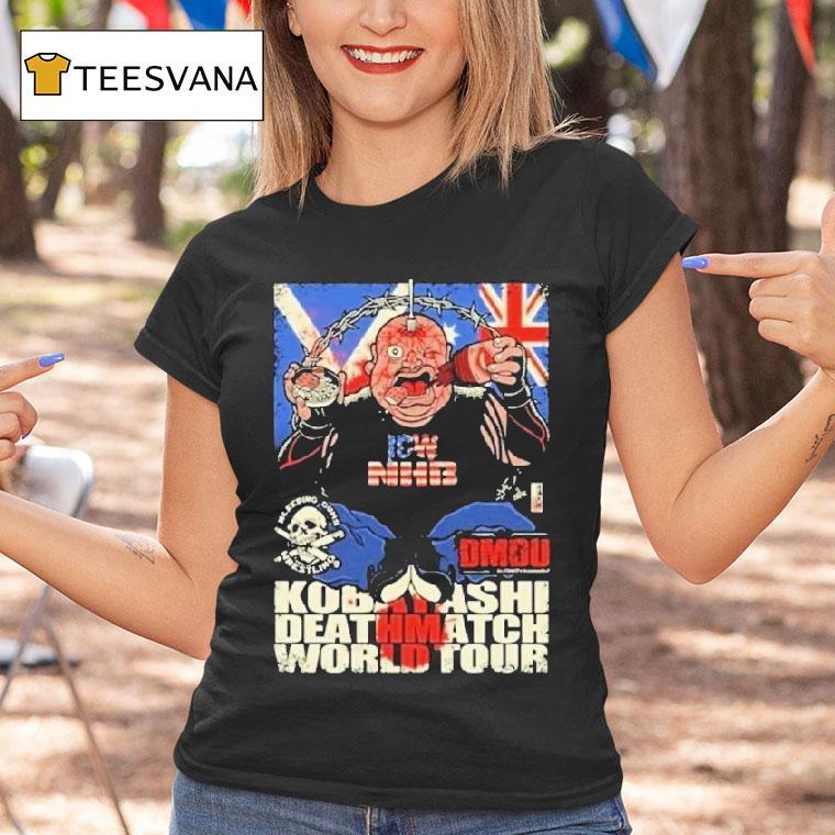Abdullah Kobayashi Icw Nhb X Dmdu X Bgw Death Match World Tour 2025 Shirt