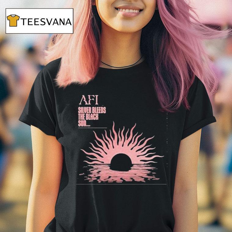 Afi Silver Bleeds The Black Sun Shirt