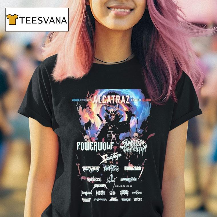 Alcatraz Festival August 6-7-8-9 2025 At Kortrijk Belgium Lineup Headliners Theme Samurai Shirt