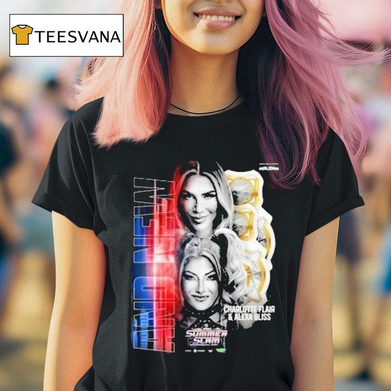 Alexa Bliss And Charlotte Flair Summer Slam Shirt