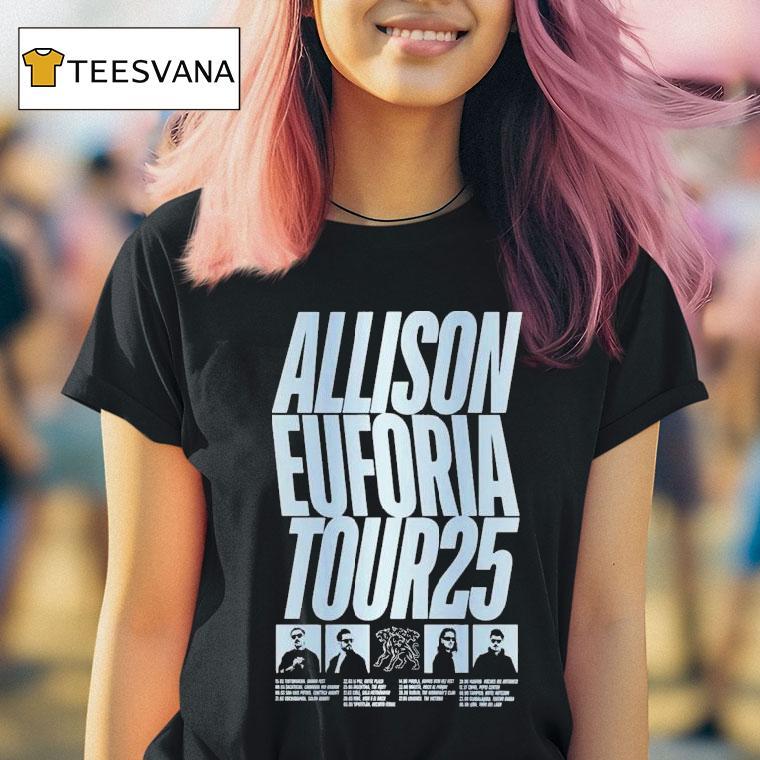 Allison Euforia Tour 2025 Dates Photo Shirt