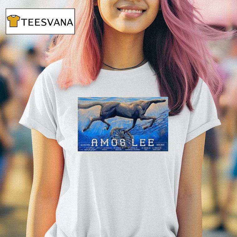Amos Lee 2025 Tour Eu + Uk Horse Shirt