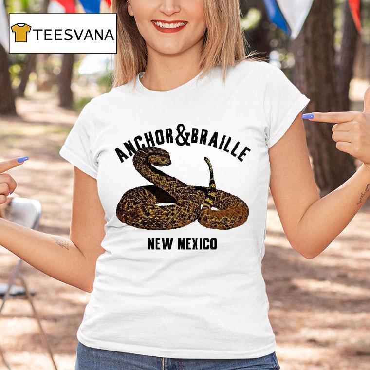 Anchor Braille New Mexico Rattle Snake Shirt