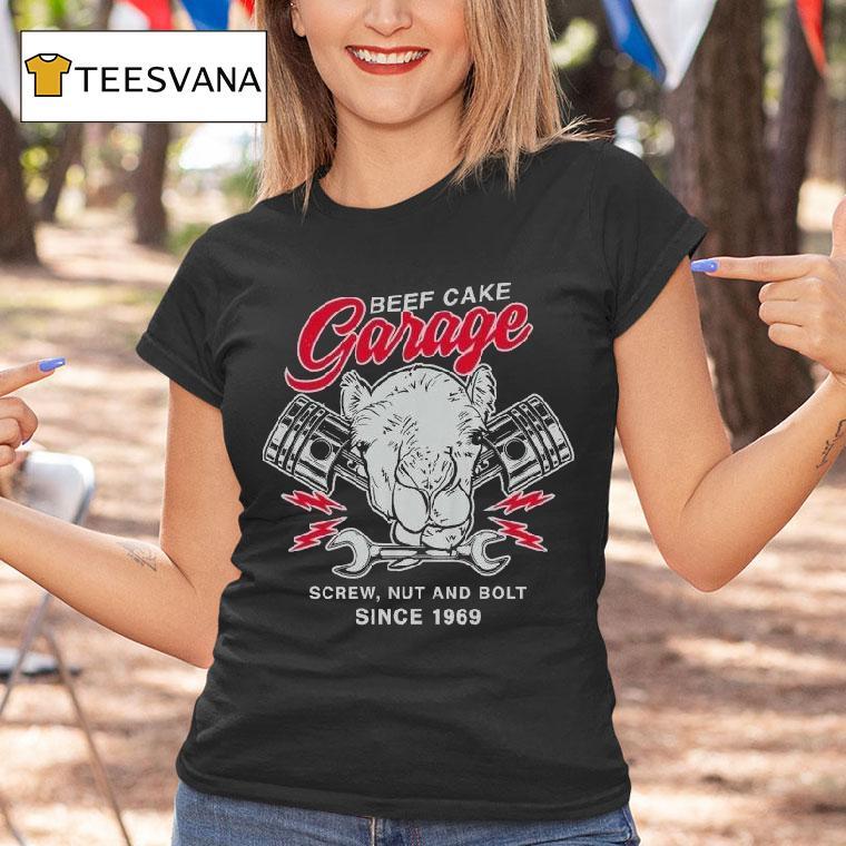 Andrew Flair Beefcake Garage Screw Nut And Bolt Since 1969 Shirt