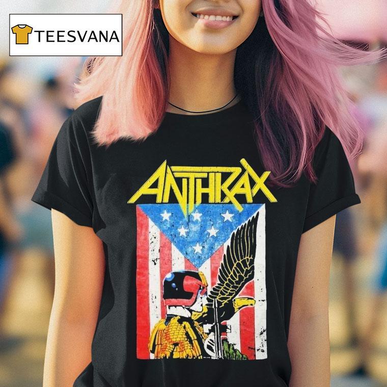 Anthrax Dredd Eagle Shirt