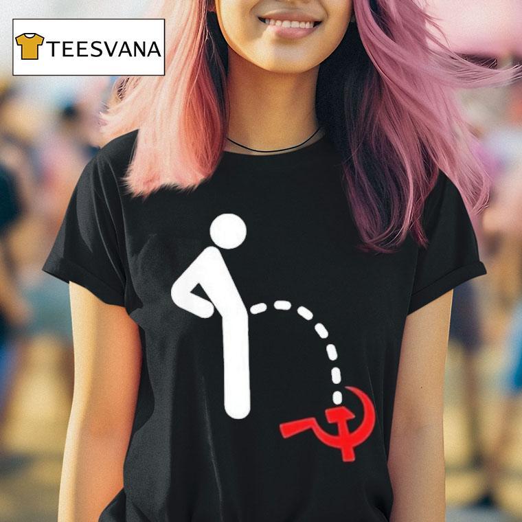 Anti Communism Anti Socialism Pee Shirt