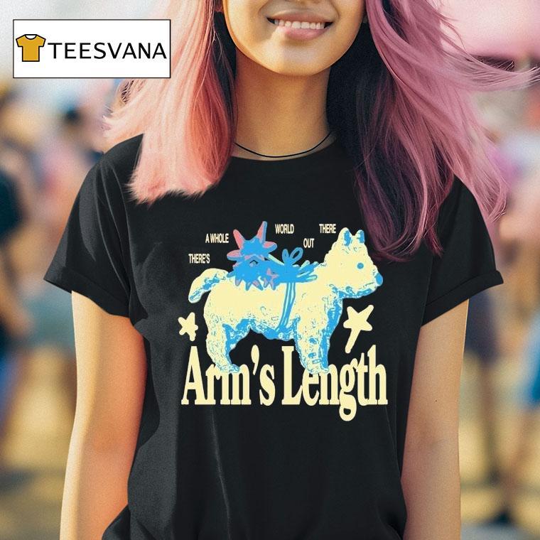 Arm's Length There's A Whole World Out There Terrier Shirt