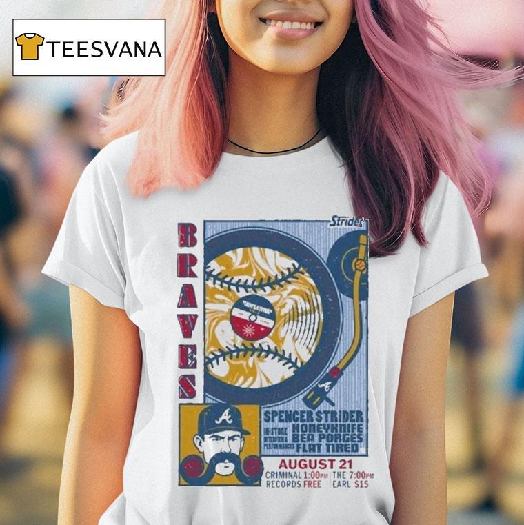 Atlanta Braves Spencer Strider Honeyknife Aug 21 2025 Shirt