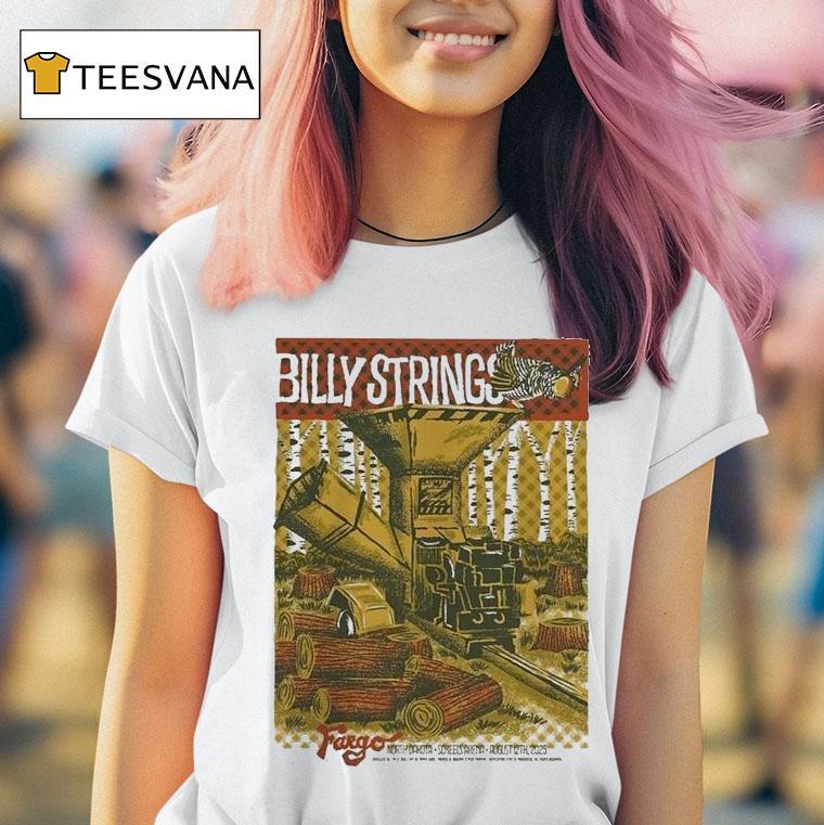 Billy Strings In Fargo North Dakota Nd At Scheels Arena On August 12 2025 Art By Travis Bone Shirt