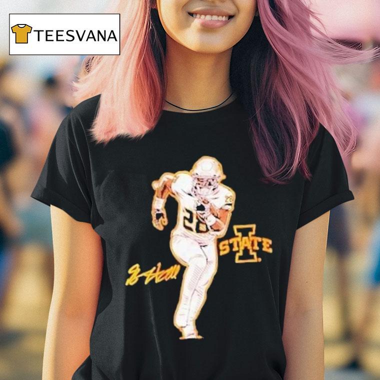Breece Hall Superstar Pose Iowa Hawkeyes Shirt