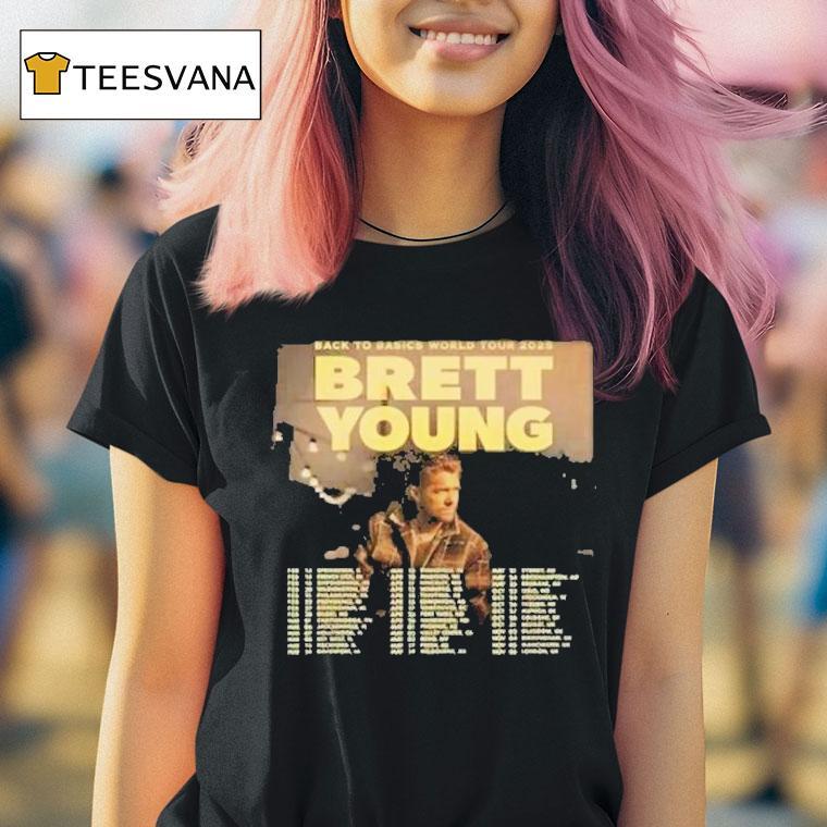 Brett Young Back To Basics World Tour 2025 Dates Shirt