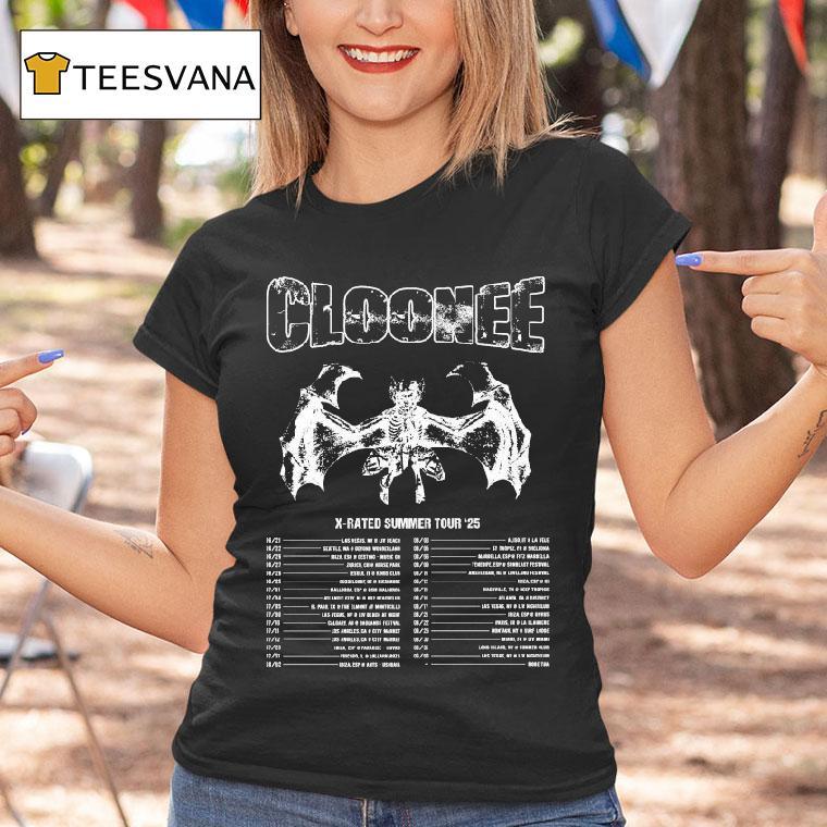 Cloonee X-rated Summer 2025 Tour Shirt