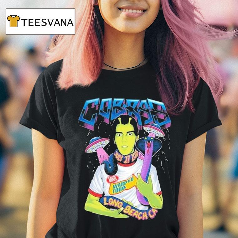 Cobra Starship Warped Tour 2025 Long Beach Ufo Shirt