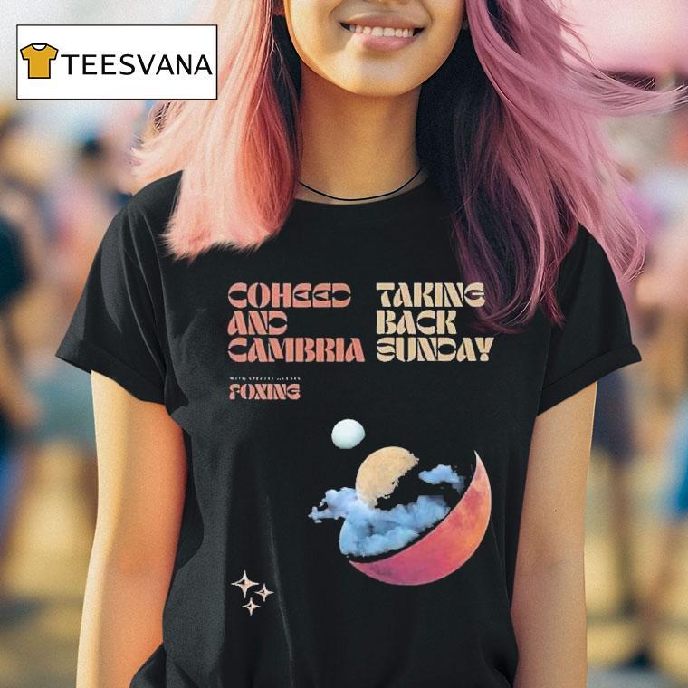 Coheed And Cambria Taking Back Sunday With Foxing Summer Tour 2025 Dates Shirt