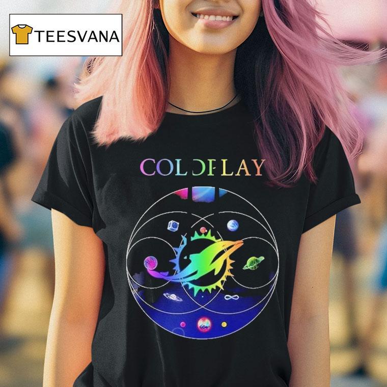 Coldplay X Miami Dolphins Tour 2025 Shirt